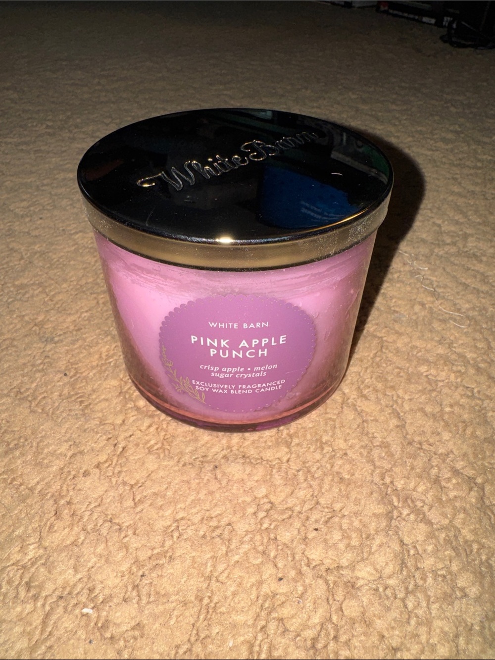 White Barn Pink Apple Punch 3 Wick Candle